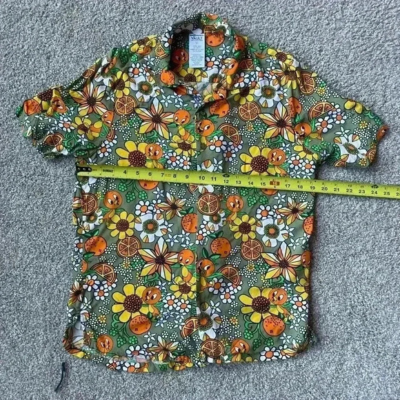 Disney World 50th Anniversary Vault Orange Bird Camp Shirt 2022 - Picture 8 of 9